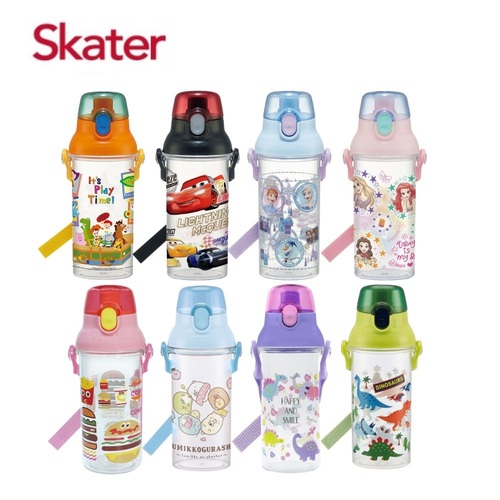 Skater直飲透明水壺 (480ml)多款可選示意圖