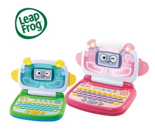 LeapFrog 哈囉小筆電-(UK-英式發音)｜學習玩具-粉/綠示意圖