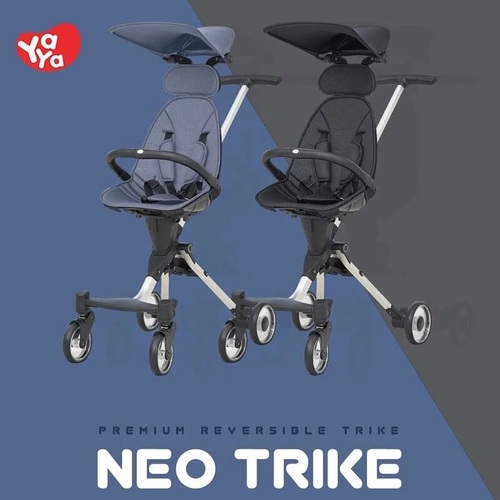 韓國YAYA-NEO TRIKE摺疊幼兒推車-嬰兒推車-雙向推車示意圖