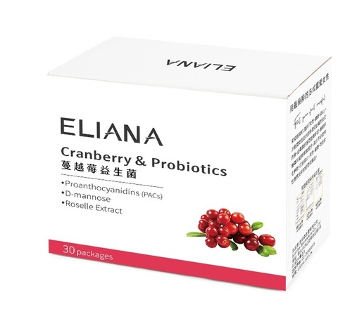 【買三送一】ELIANA 莉安娜蔓越莓益生菌 30入/盒示意圖