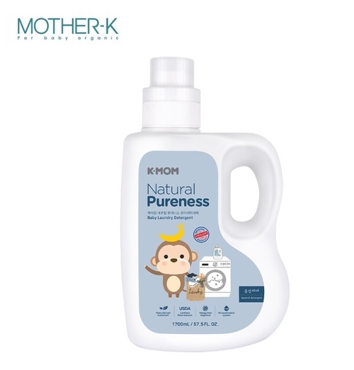 韓國K-MOM有機植萃嬰幼兒洗衣精-瓶裝1700ml示意圖