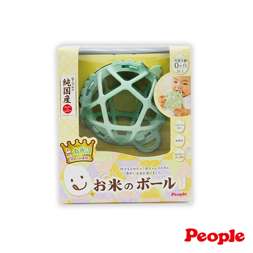 日本 People 彩色米的洞洞球玩具(柔軟)示意圖