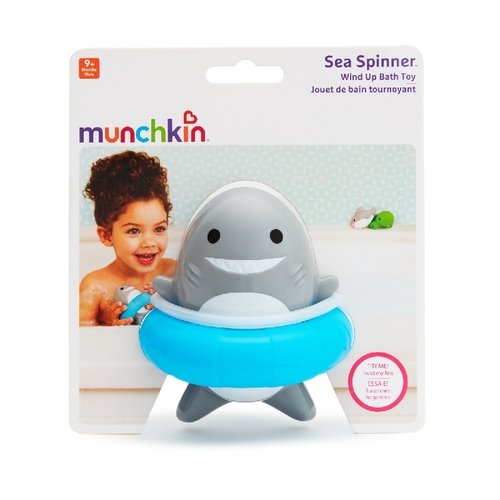 美國 Munchkin 鯊魚轉轉樂洗澡玩具示意圖
