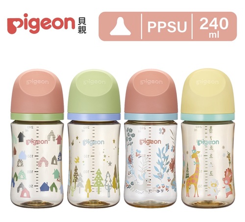 Pigeon貝親 第三代母乳實感PPSU奶瓶240ml示意圖