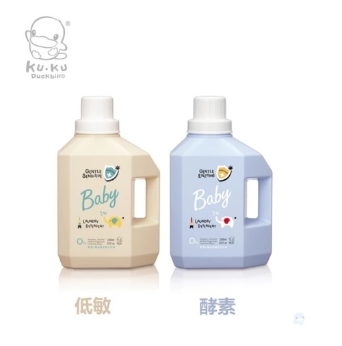 KUKU 酷咕鴨 清除新冠&腸病毒低敏嬰兒洗衣精/酵素嬰兒洗衣精1200ml/洗衣精示意圖