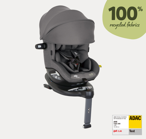 Joie i-spin 360 頂篷款0-4歲全方位汽座(CYCLE)示意圖