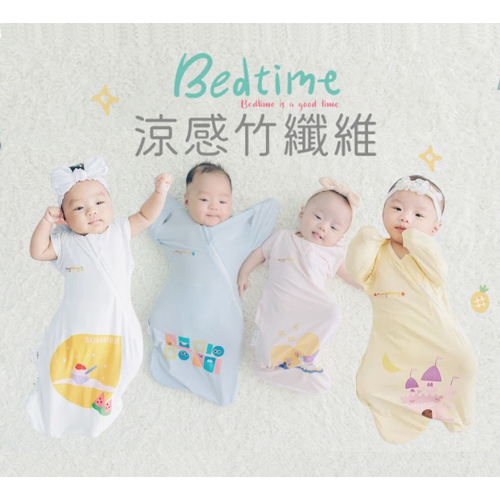 【小鹿蔓蔓】涼感竹纖維Bedtime嬰兒包巾(四款可選)示意圖