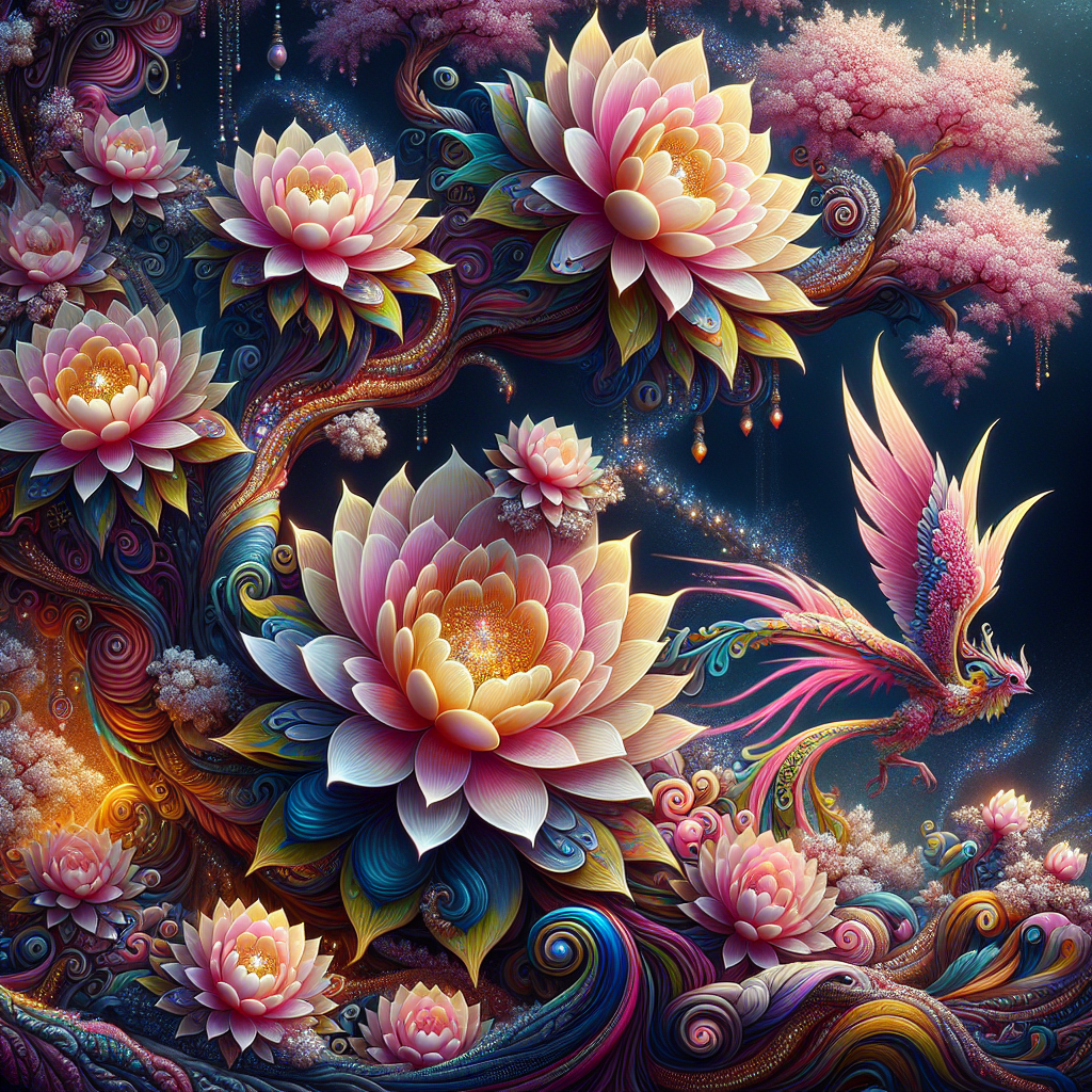 夢幻花漾示意圖
