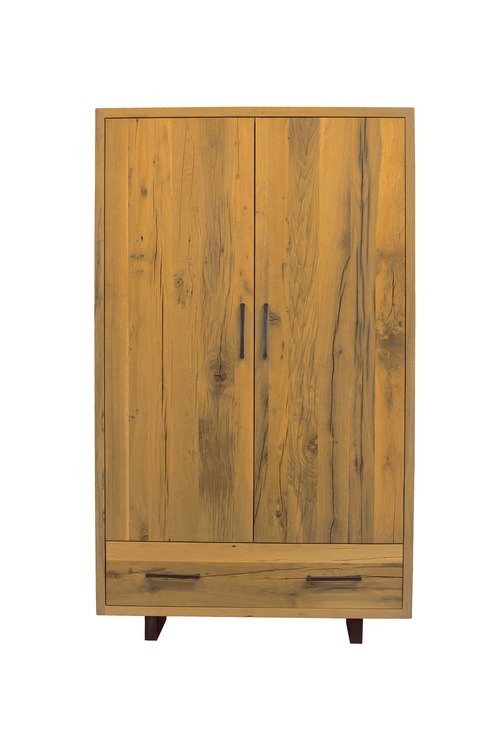 布魯塞爾原木櫃-雙門一抽示意圖