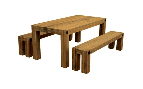 布拉格原木桌椅示意圖
