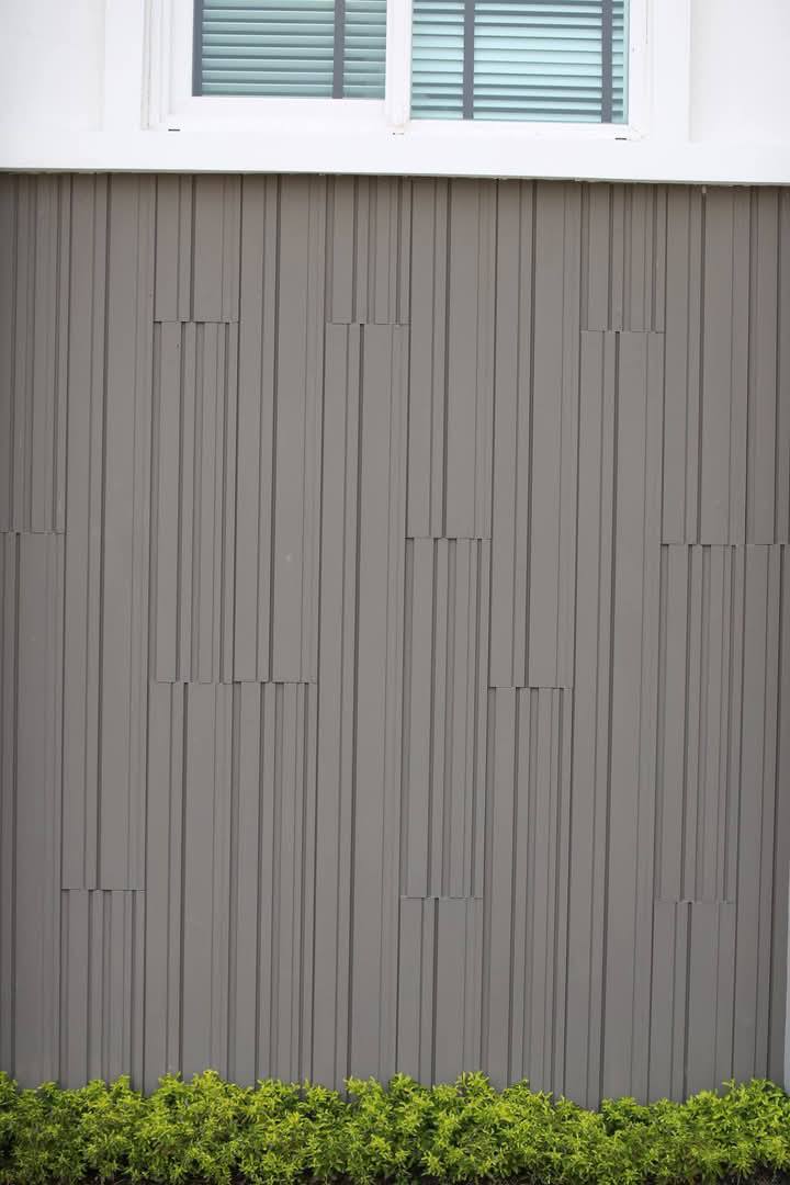 永逢裝飾水泥板 福瑞斯立體線型水泥板-節奏紋 戶外裝飾牆案例 