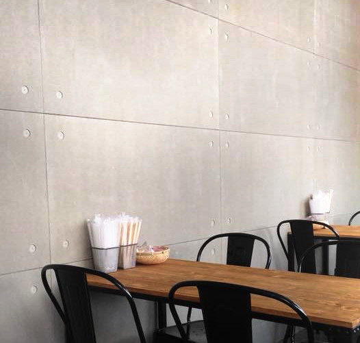 福瑞斯清水模裝飾牆板-商空裝飾牆-餐廳案例