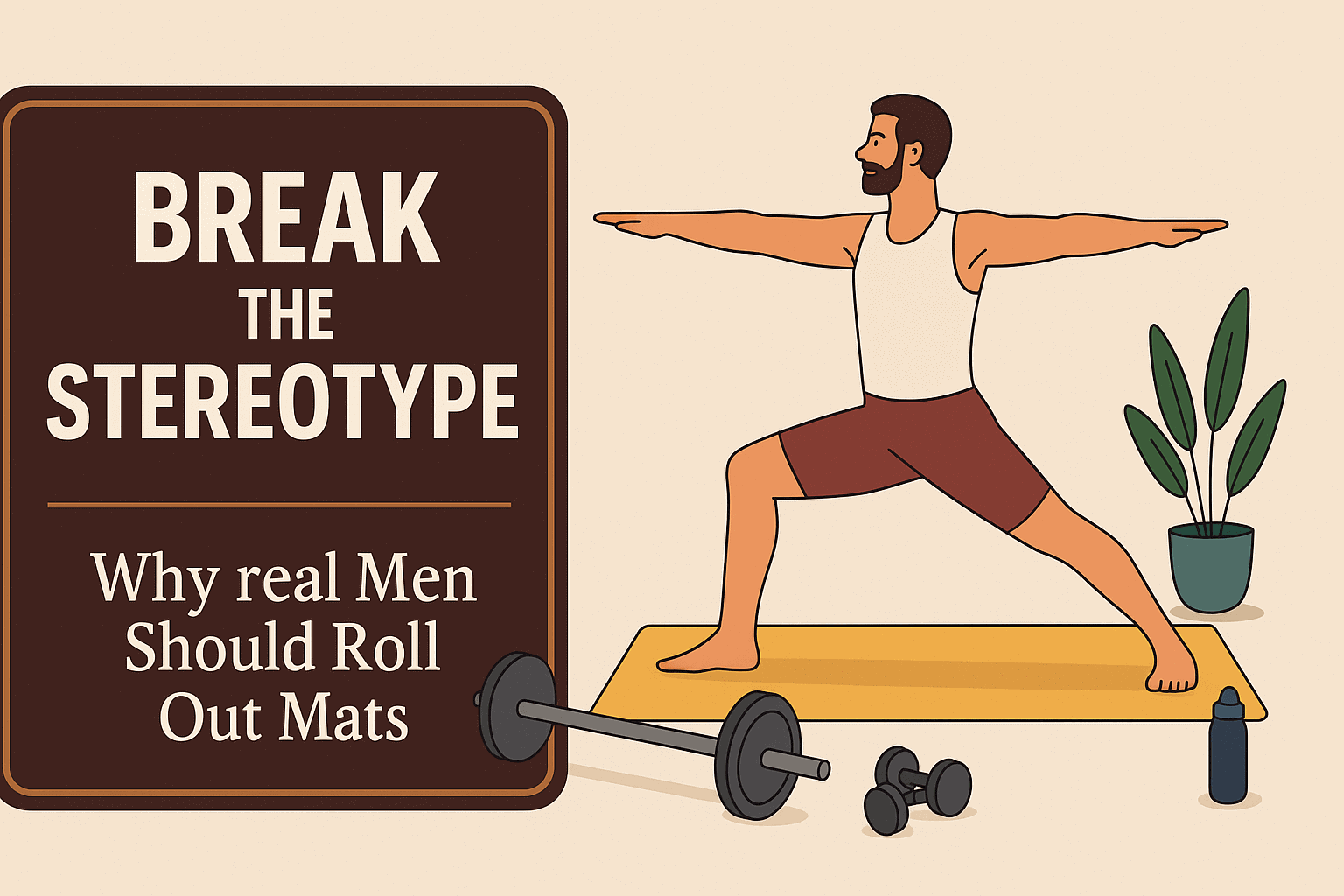 💪Break the Stereotype—Why Real Men Should Roll Out a Mat 🧘‍♂️