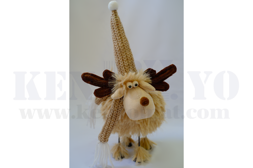 CozyStrider™ Deer Figurine (Plush with Metal Frame)示意圖