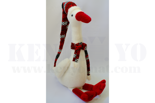 Nordic Nook™ Duck Sitter (Plush, Weighted Base)示意圖