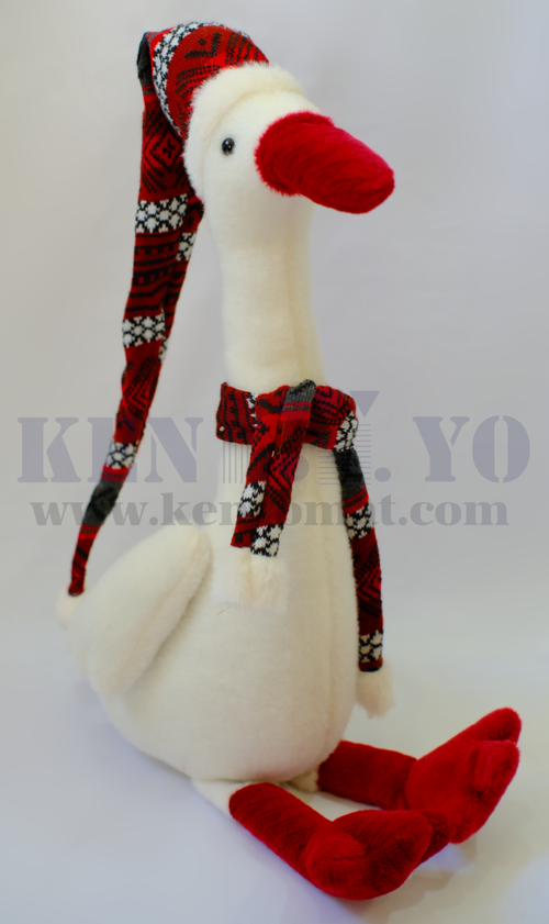 Nordic Nook™ Duck Sitter (Plush, Weighted Base)示意圖