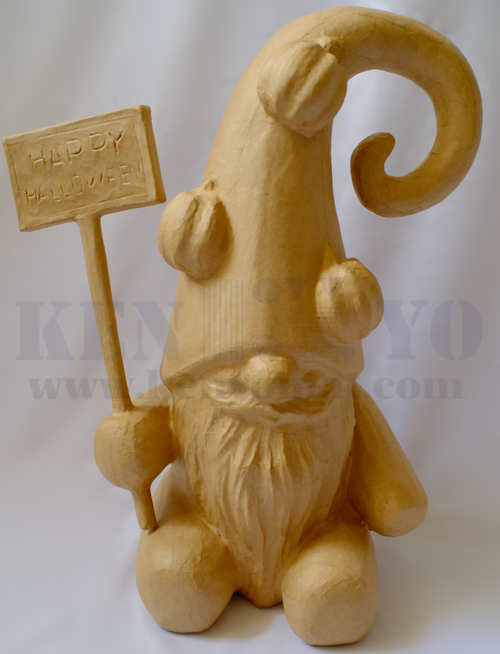 EcoGrove™ Paper Mâché Sitting Gnome示意圖