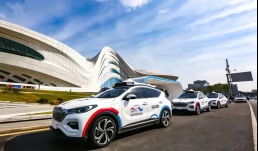 百度首批45輛“自動駕駛計程車隊”在長沙正式面向公眾推出