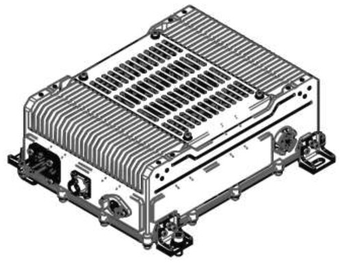 Input DC 36-60V Output 14V 1.5KW DC/DC Converter Fan Cooled示意圖