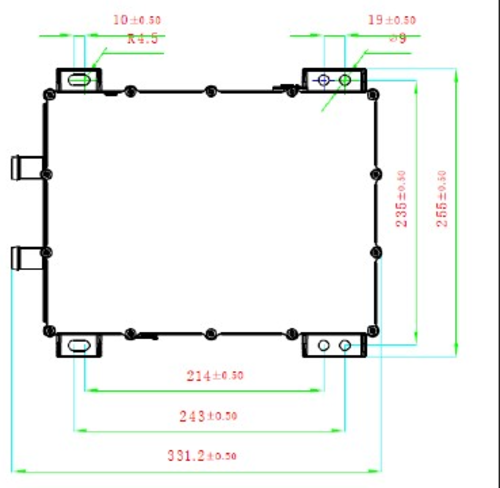 6KW DC/DC Converter Liquid series示意圖