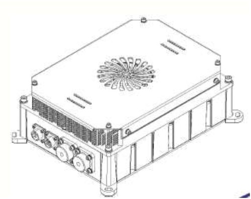 6KW DC/DC Converter Fan Cooled Series示意圖
