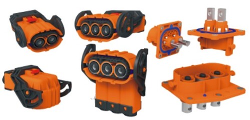 Multi POS High Current Plastic Shell Connector with Shield(REG)示意圖