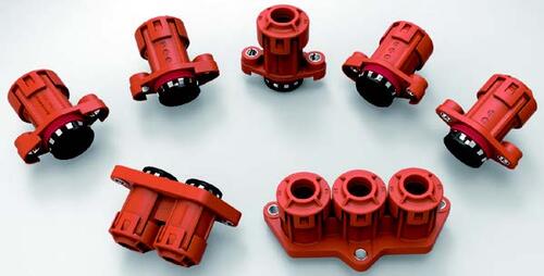 1 POS / 2 POS / 3 POS Plastic Shell Connector (RIPT)示意圖
