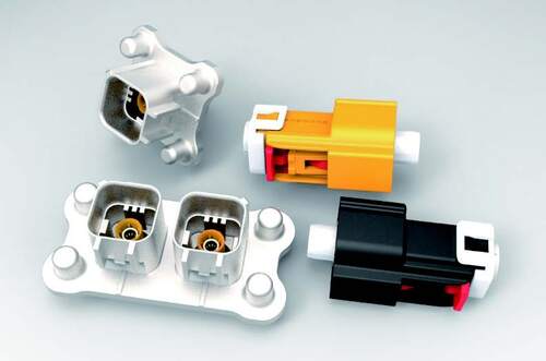 1/2 POS High Voltage Low Current Connector with Shield(REX)示意圖