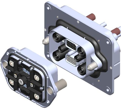 Technical Specification for 36PIN Heavy Truck Battery Swap Connector示意圖