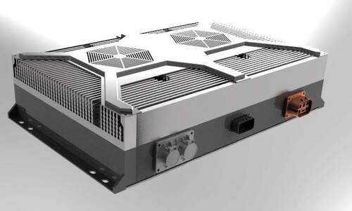 Input 380Vac Output 400Vdc 10KW On Board Charger Fan示意圖