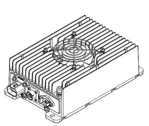 3.3KW On Board Charger Fan Cooled Series示意圖