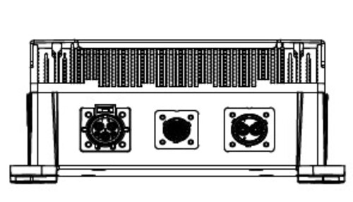 10~60V in 350V out 10KW DC/DC Converter Bidirectional Fan示意圖