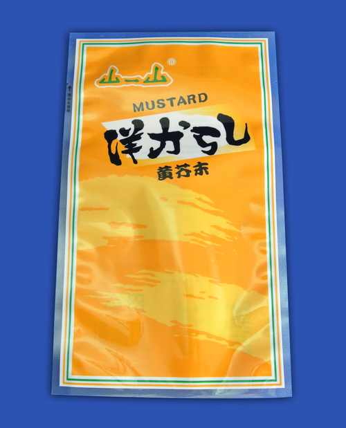 食品類真空包裝袋 (黃芥末)示意圖