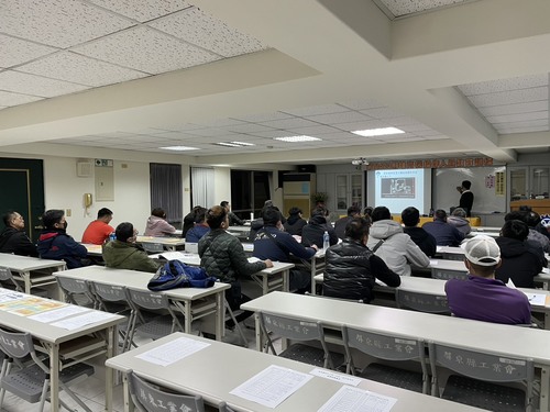 14.03.18<br>第11423期荷重在一<br>公噸以上之堆高機操<br>作人員安全衛生教育訓練班示意圖