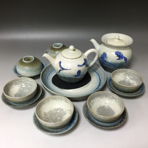手繪藍鵲壺組<br>Blue Magpie Painte Teapot Set示意圖