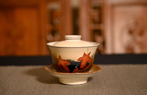 紅葉蓋碗示意圖