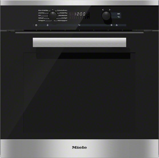 Miele崁入式烤箱>型號: H6260B>濕度添加功能>10種功能示意圖