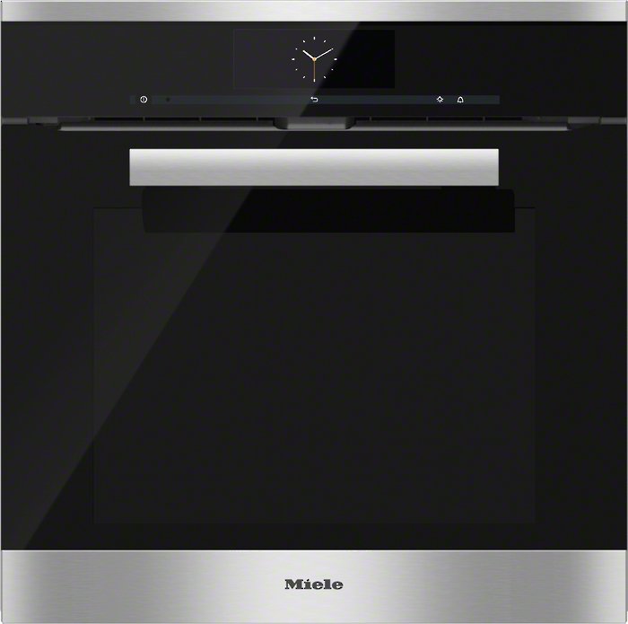 Miele崁入式烤箱>型號：H6860BP>濕度添加功能>內建自動100種食譜示意圖