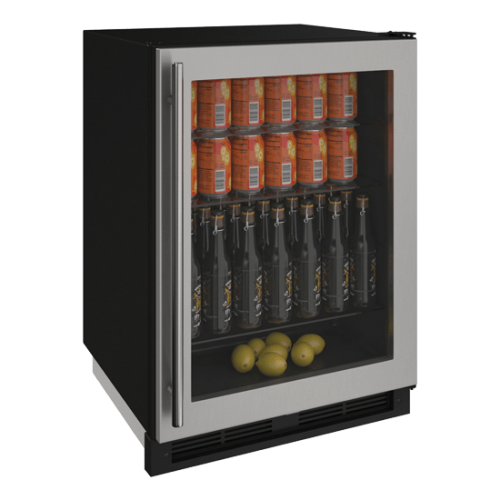 美國 U-line優萊恩1000系列數位控溫  1224RGLS冷藏冰箱+基本安裝示意圖