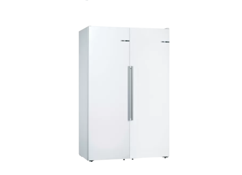 BOSCH博世對開冰箱-GSN36AW33D + KSF36PW33D白色(電壓:220V)+基本安裝示意圖