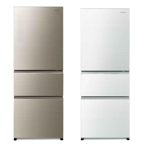 Panasonic 國際牌 450公升新一級能源效率三門玻璃門變頻冰箱-翡翠白(NR-C454HG-W/N)+基本安裝示意圖
