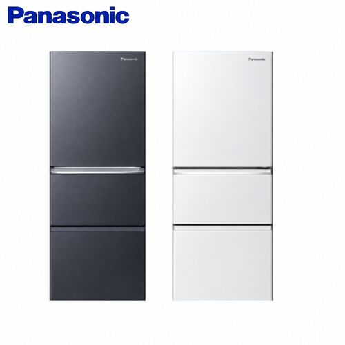Panasonic 國際牌610公升 無邊框霧面玻璃 三門變頻冰箱 (NR-C617XGS-B/W)+標準安裝示意圖