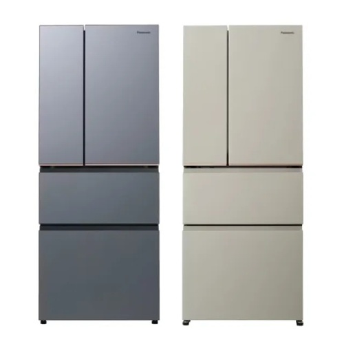 Panasonic 國際牌500公升 無邊框霧面鋼板 四門變頻冰箱 (NR-D507XVS-B/C)+標準安裝示意圖