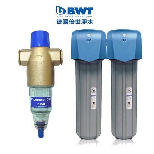 BWT倍世全屋式淨水過濾系統(PROTECTOR+FH6620)+基本安裝示意圖