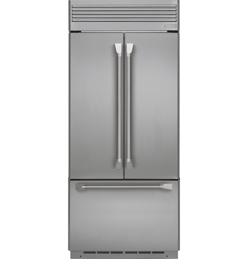 美國GE奇異 Monogram 609L崁入式法式門冰箱-不銹鋼ZIPP360N示意圖