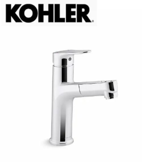 KOHLER-ACCLIV檯面單槍伸縮龍頭示意圖