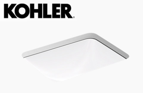 KOHLER-CAXTON方形下崁盆示意圖