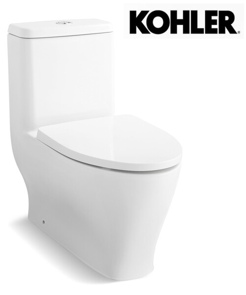 KOHLER-Family Care水漩風單體馬桶(附緩降蓋及潔錠盒)示意圖