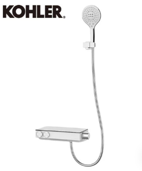 KOHLER龍頭 Urbanity 恆溫浴缸沐浴龍頭(鉻)示意圖