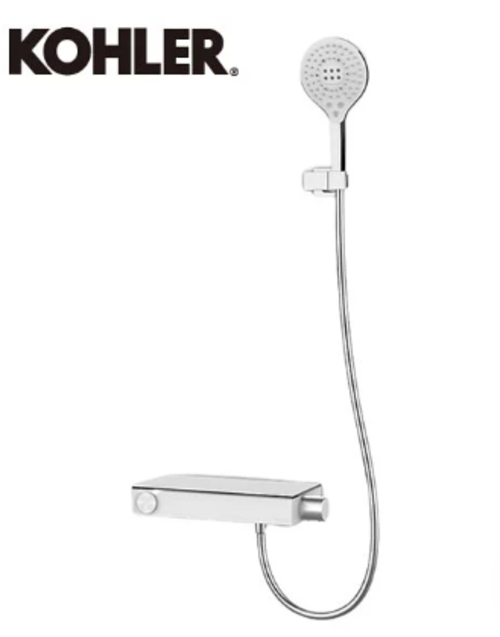 KOHLER Urbanity+附牆恆溫沐浴龍頭(鉻)示意圖